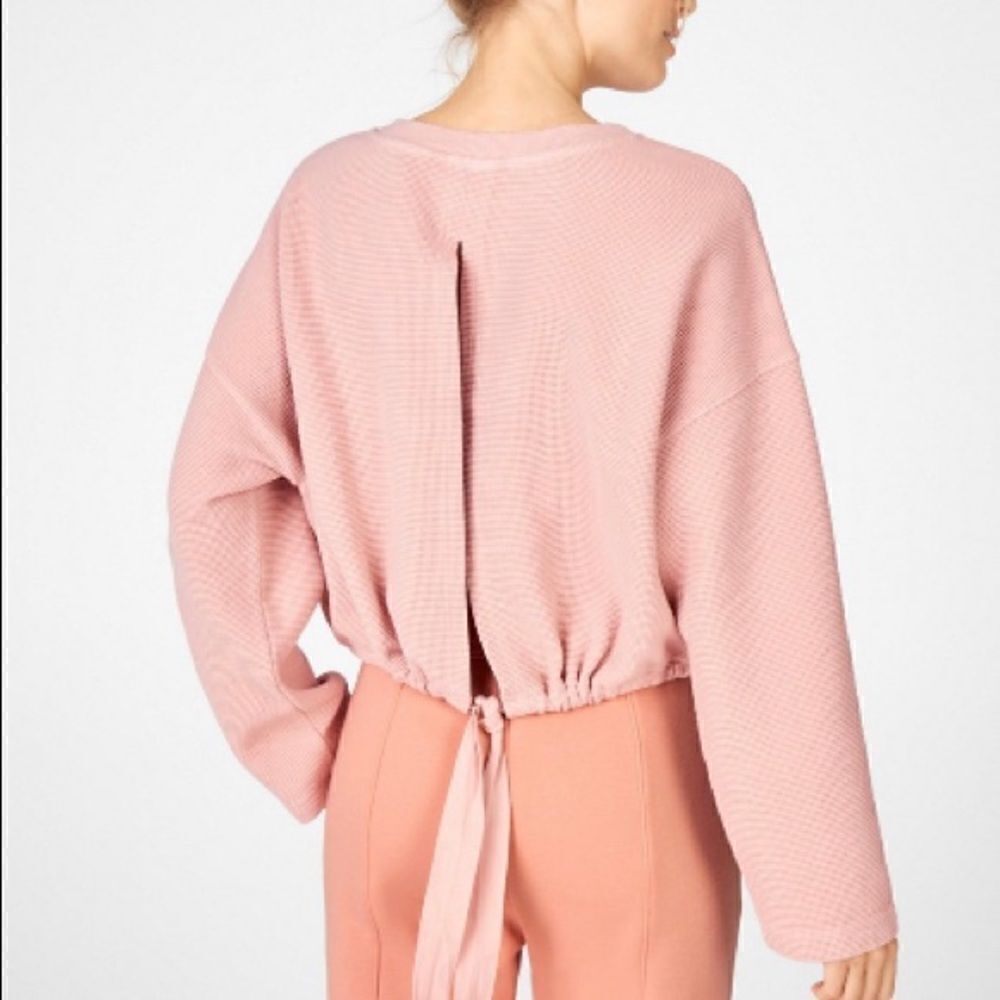 Fabletics Tie Back Sweatshirt - Picture 5 of 6